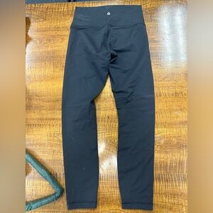 lululemon wunder under leggings size 6